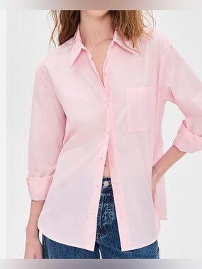 NWT Pink Boyfriend Button-Down Shirt